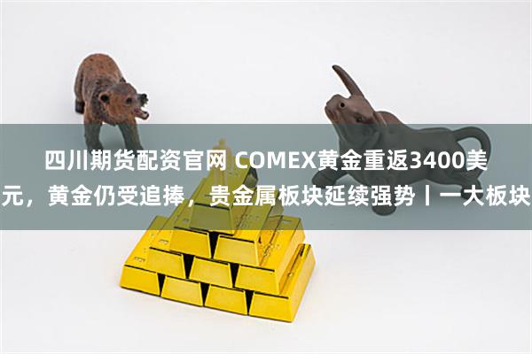 四川期货配资官网 COMEX黄金重返3400美元，黄金仍受追捧，贵金属板块延续强势丨一大板块